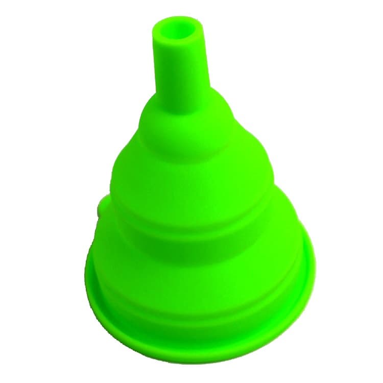 Wholesale food grade small mini oil collapsible kitchen silicon funnel